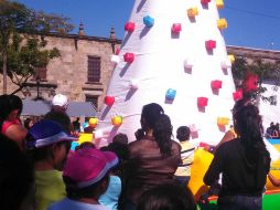 Las actividades se llevaron a cabo en la Plaza de la Liberación.  /