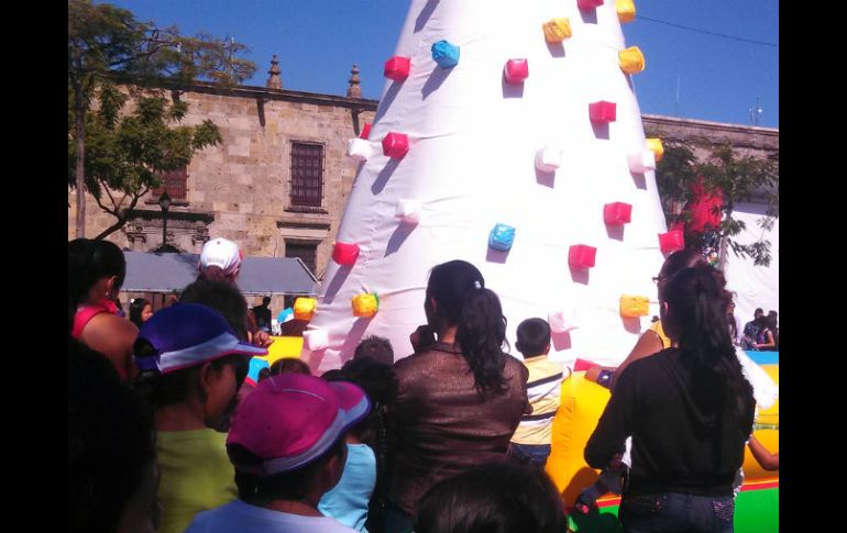 Las actividades se llevaron a cabo en la Plaza de la Liberación.  /