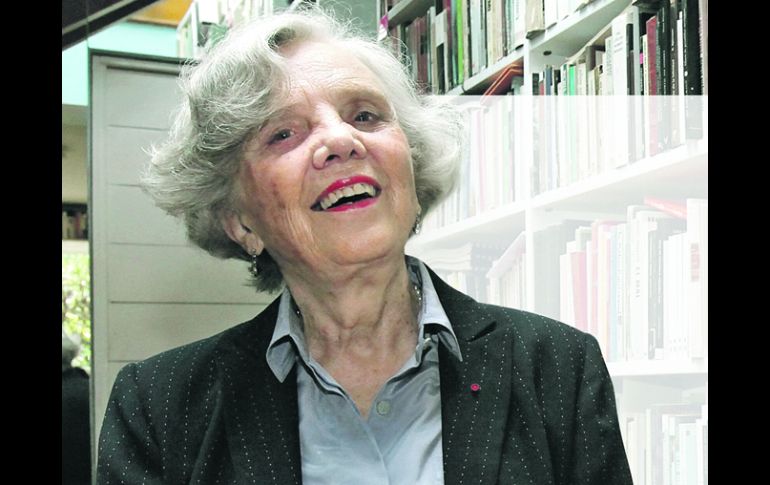 Grande. A Elena Poniatowska no le gusta que le llamen 'Elenita'. Infantiliza, dice. Incluso cree que tiene un cierto tono machista. EFE /