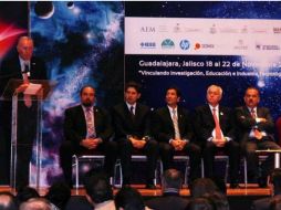 Inauguran Primer Congreso Internacional de Ciencia y Tecnología Aeroespacial (CICYTA) Jalisco 2013. ESPECIAL /