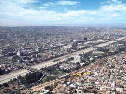 Franja. La cúpula empresarial en Tijuana encabeza el amparo colectivo. AP /