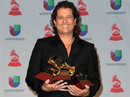 Vives ganó en la categoría Mejor canción del año, Mejor canción tropical y otro como Mejor álbum fusión tropical. AFP /