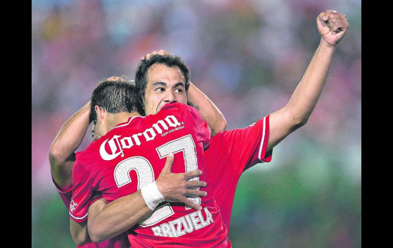 Isaac Brizuela y Pablo Velázquez son responsables por 15 de los 33 goles con los que Toluca se colocó como la mejor ofensiva del torneo MEXSPORT /