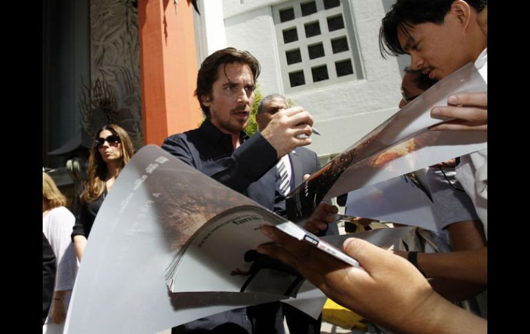 El actor Christian Bale regresó a España para ponerse de nuevo en manos del director Ridley Scott. ARCHIVO /