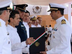 Conmemoración del Día de la Armada de México, en Ciudad del Carmen, Campeche. ESPECIAL /