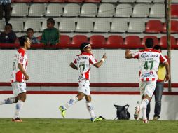 Necaxa pasó sin problemas sobre Delfines del Carmen 3 goles a 0 este sábado. MEXSPORT /