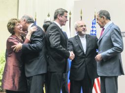 Representantes de los países negociadores, ayer en Ginebra. AFP /