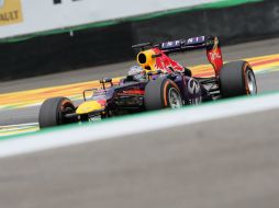 El piloto alemán Sebastian Vettel, de la escudería Red Bull en el circuito de Interlagos, Sao Paulo. EFE /