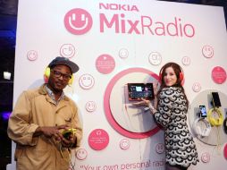 Theo Spielberg y Sasha Spielberg de la banda Wardell en el lanzamiento publicitario de Nokia MixRadio el pasado jueves en Los Ángeles. AP /