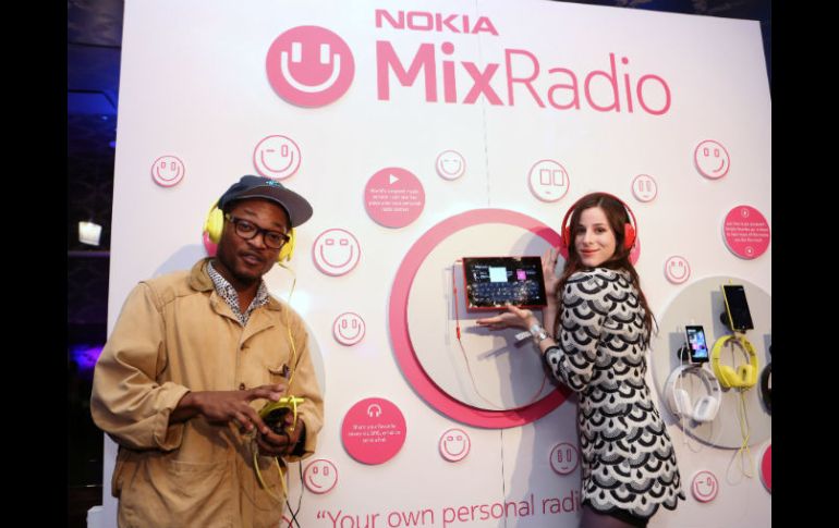 Theo Spielberg y Sasha Spielberg de la banda Wardell en el lanzamiento publicitario de Nokia MixRadio el pasado jueves en Los Ángeles. AP /