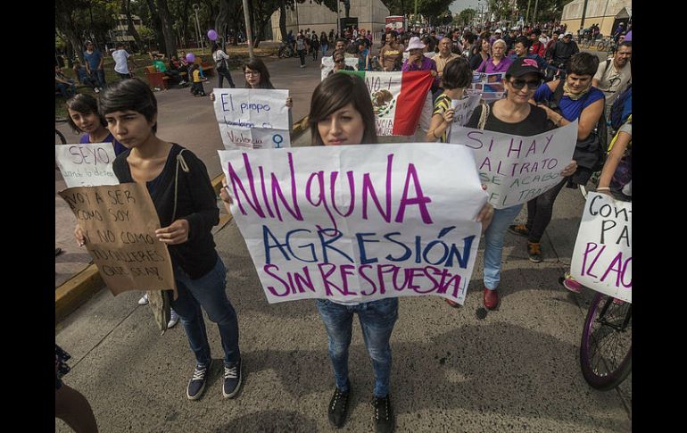 De todas las mujeres que sufren violencia en el pais solo una de cada 10 denuncia. EL INFORMADOR /