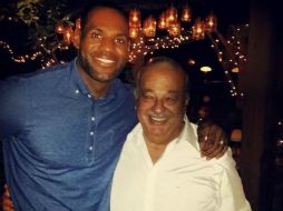 Gran cena al lado de Carlos Slim, comenta el cuatro veces reconocido como Jugador Más Valioso de la NBA. FOTO: @KingJames  /