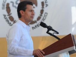 México no puede quedarse atrás y menos rezagados, expresó Peña Nieto. NTX /