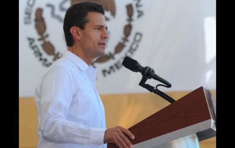 México no puede quedarse atrás y menos rezagados, expresó Peña Nieto. NTX /