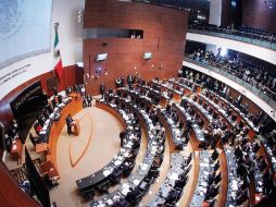 El pleno del Senado abrió el debate de la reforma financiera, con la presentación del dictamen por parte de la Comisión de Hacienda. ARCHIVO /