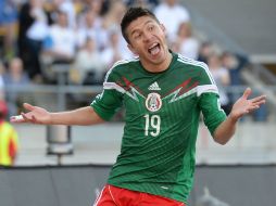 El destacado desempeño de Peralta en la recta final de las eliminatorias lo pone como destacado. MEXSPORT /