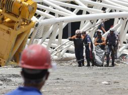 La Arena de Corinthians aún no estaba terminada y los trabajos ahora están empañados por el hecho. AFP /