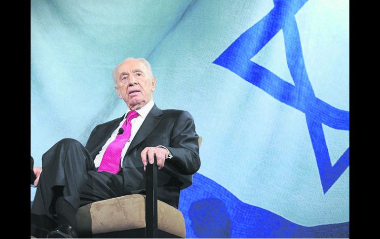 Shimon Peres comienza hoy su jornada en la ciudad, como máximo representante del país invitado de la FIL. ESPECIAL /