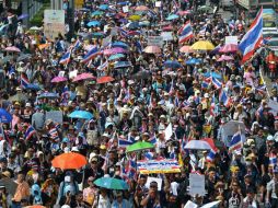 Las protestas se han intensificado desde el domingo pasado con una movilización masiva. AFP /