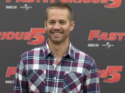 El actor Paul Walker preparaba el filme siete de la saga que protagonizaría junto a Vin Diesel. EFE /