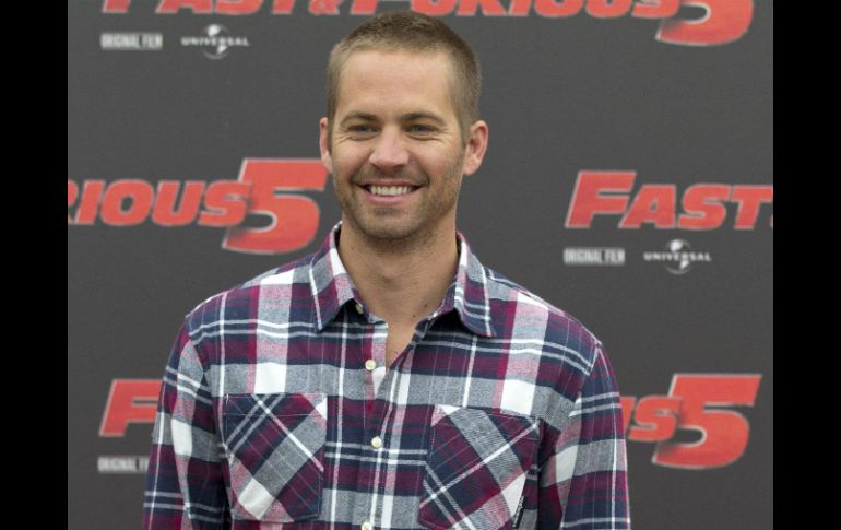 El actor Paul Walker preparaba el filme siete de la saga que protagonizaría junto a Vin Diesel. EFE /