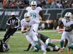 El equipo de Miami encontró poca resistencia ante los Jets, que llegan a tres derrotas consecutivas. AP /