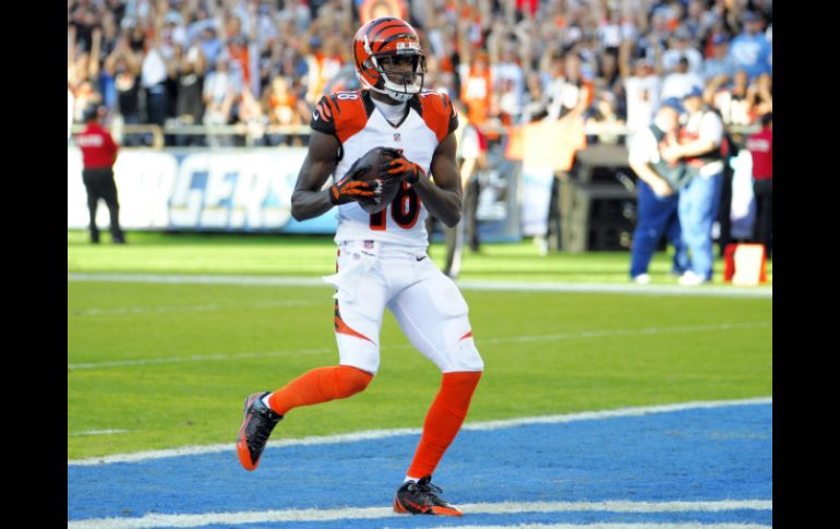 A.J. Green logró la anotación de la diferencia con la que Cincinnati derrotó a San Diego. AP /