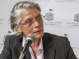 La representante de la Secretaría de Cultura de Jalisco, Myriam Vachez Plagnol firmó como testigo. ARCHIVO /