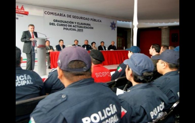 El Alcalde de Tonalá, Jorge Arana clausuró el evento. ESPECIAL /