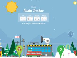 Google.comsantatracker ofrece juegos con renos y elfos, mientras los niños comienzan la cuenta atrás para la noche de Navidad. ESPECIAL /