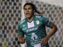 Carlos 'Gullit' Peña fue autor del segundo gol de los esmeraldas. EFE /