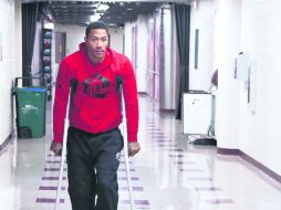 Derrick Rose se rompió un menisco de la rodilla derecha el 22 de noviembre pasado. AP /