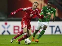 El francés Franck Ribéry dirigió la goleada del Bayern de Múnich en casa del Werder Bremen. AFP /