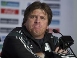 El entrenador de las Águilas, Miguel Herrera hizo una petición especial. AP /