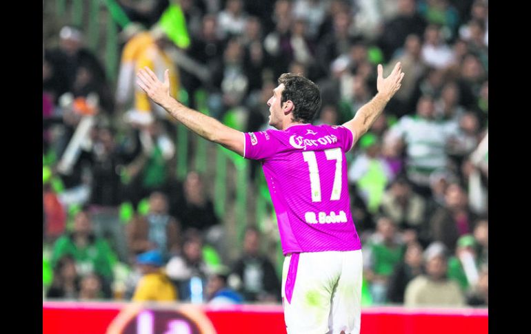 Mauro Boselli anotó el segundo gol de La Fiera en la Laguna gol que dio tranquilidad al equipo MEXSPORT /