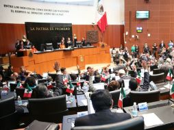 Los senadores han aprobado la iniciativa en lo general. NTX /