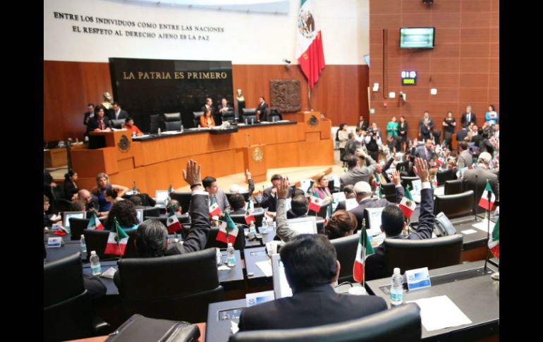 Los senadores han aprobado la iniciativa en lo general. NTX /