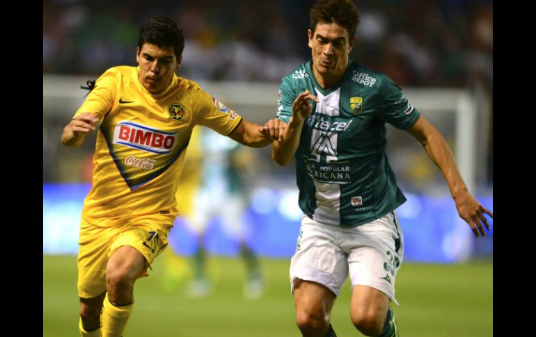 León y América igualaron a un gol en la jornada tres del Apertura 2013. MEXSPORT /