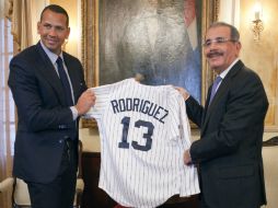 Rodríguez se reunió este jueves con el presidente de República Dominicana, Danilo Medina. EFE /