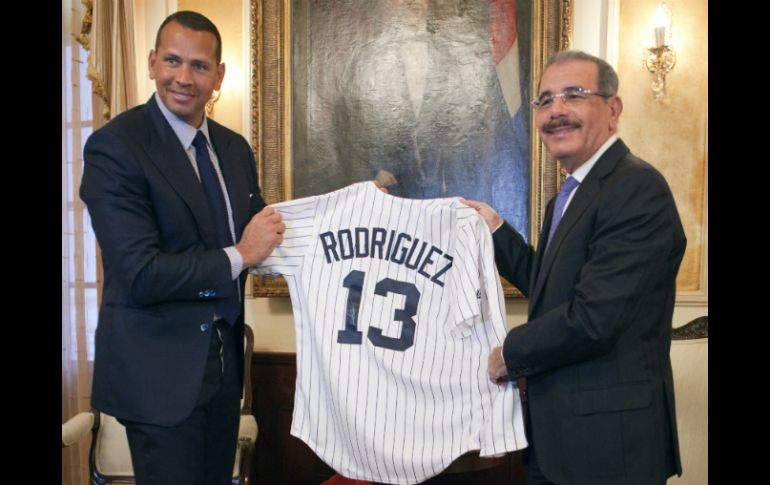 Rodríguez se reunió este jueves con el presidente de República Dominicana, Danilo Medina. EFE /