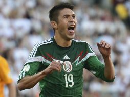 Oribe fue el hombre importante para que el Tri consiguiera el pase a Brasil. MEXSPORT /