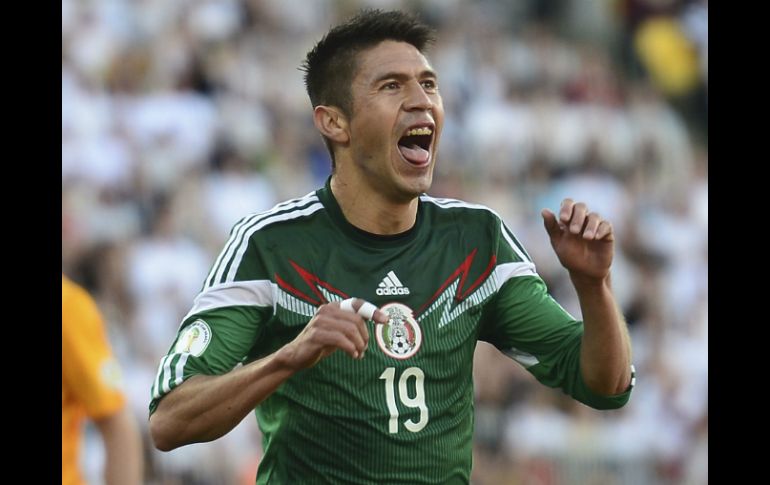 Oribe fue el hombre importante para que el Tri consiguiera el pase a Brasil. MEXSPORT /