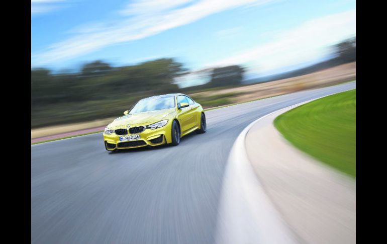 En acción. El M4 Coupé.  /