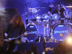 Megadeth ofrecerá conciertos en países como Nueva Zelanda, Australia, Argentina, Chile, Brasil, Francia e Inglaterra. ARCHIVO /