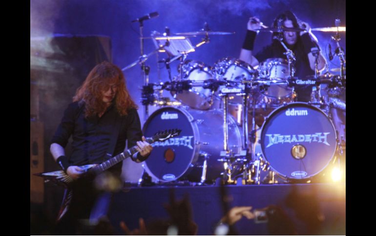 Megadeth ofrecerá conciertos en países como Nueva Zelanda, Australia, Argentina, Chile, Brasil, Francia e Inglaterra. ARCHIVO /