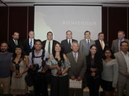 Los galardonados del Premio Jalisco de Periodismo 2013.  /