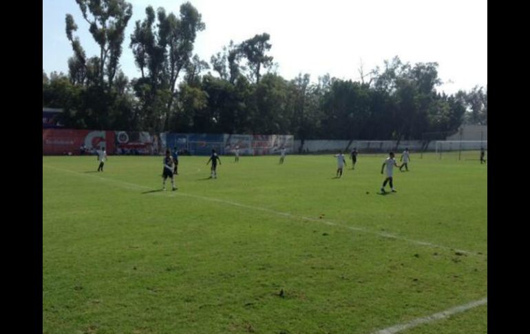 Aspecto del encuentro entre Chivas y San Luis en Verde Valle. Foto: @Chivas. ESPECIAL /