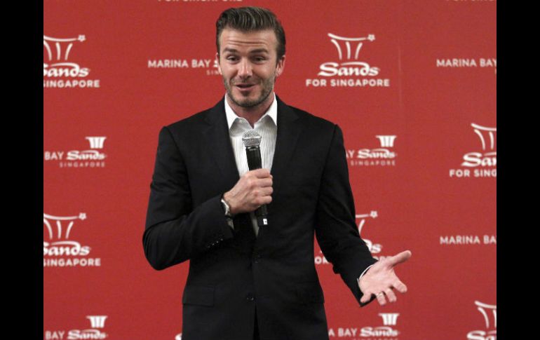 Utilizarán la marca Beckham en opciones gastronómicas y de menudeo en los casinos. AP /