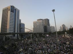 Los manifestantes rechazan los comicios y exigen que se reforme el sistema político del país. AP /