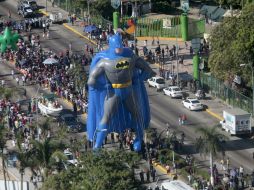 Batman, Superman, Mario Bros y otros personajes fueron fotografiados un sinnúmero de veces. AFP /